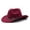 1-Wine1368, variant on Oiyii Little Boys Classic Cow Boy Hats Woven Band Outdoor Western Cow Girl Hats, Hot Pink