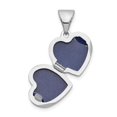 thumbnail image 4 of Sterling Silver Rhodium-plated 10mm Heart Locket, 4 of 4