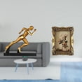 thumbnail image 2 of Estatua del corredor,Estatua de corredor,escultura de arte abstracto,figura,Marco de fotos,Marco de fotos ornamentado,marco barroco antiguo,Marco de fotos de mesa para pared,decoración del hogar, 2 of 8