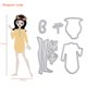 thumbnail image 1 of Cuadros Decorativos Troqueles de corte para dama elegante, 5 uds., plantillas DIY para álbum de recortes, tarjetas DIY en relieve Sywqhk Nuevos Originales, 1 of 1