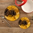 thumbnail image 2 of SKYSONIC Fall Pines Leafs Pot Holders Trivets, 2 Pcs Heat Resistant Trivets,Autumn Cotton Thread Weave Mats for Hot Pads Pans Pot Bowl Teapot for Kitchen Decor, 2 of 7