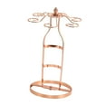 thumbnail image 4 of Estante para copas perfecl soporte para botellero 6 vasos y 1 botella rosa, 4 of 8