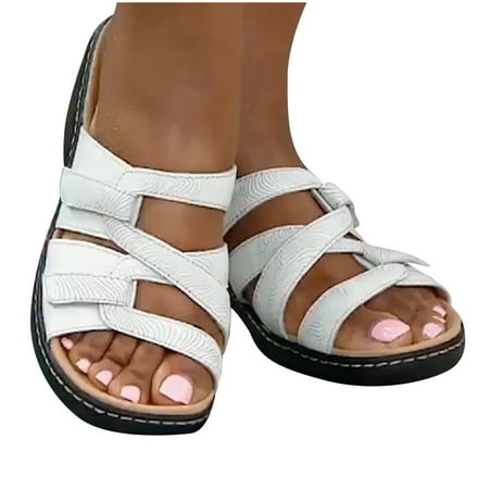 

Summer Ladies Lightweight Slippers Sandals Casual Wedge Heels Women s Shoes