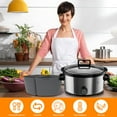 thumbnail image 2 of 3 Pcs Slow Cooker Divider Liner Fit 6 QT Pot Leakproof Slow Cooker Divider Liner Reusableilicone Slow Cooker Divider Liner Heat Resistant Cooking Liner Dishwasher Safe, 2 of 9
