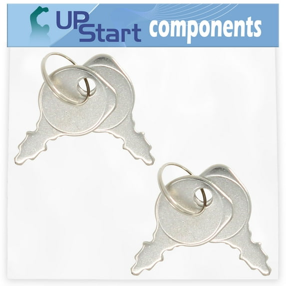 2-Pack 725-0201 Starter Key Set Replacement for MTD 13AD688G300 (2003) Lawn Tractor Parts - Compatible with 109310X Ignition Key