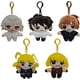 thumbnail image 1 of Peluches Colgantes Nota de Muerte - Light Yagami, L, Misa Amane, Near y Mello, Tamaño 12cm, Regalo para Fanáticos de Anime (5 Piezas), 1 of 3