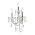thumbnail image 3 of Transitional Home Decorative Steel Maria Theresa 3 Light Wall Sconce Royal Cut Crystal - Chrome, 3 of 7
