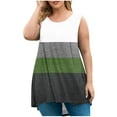 thumbnail image 1 of Diufon Débardeurs Grande Taille pour Femmes, Sans Manches, Amples, Décontractés, Été, Mignons, Graphiques, 1 of 5