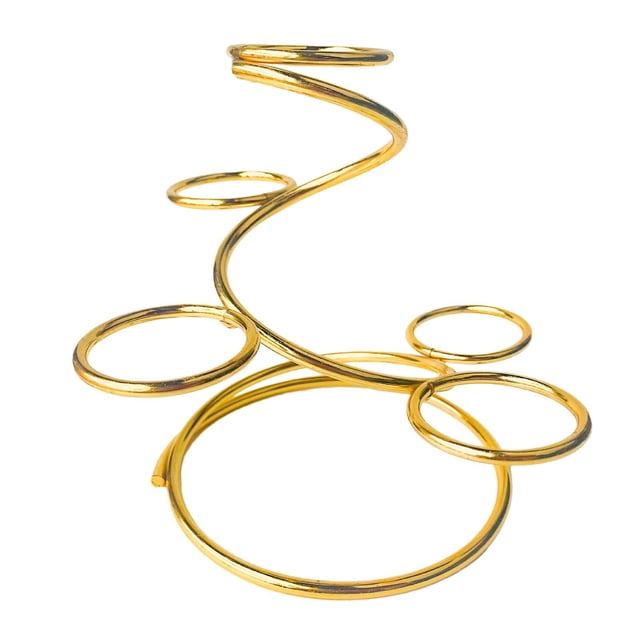 MERIGLARE Crystal Ball Metal Holder Crystal Ball Rack for Tabletop Wedding Living Room Gold