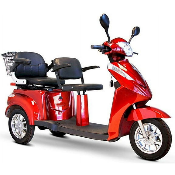 GTX-L-60 Double-Seat Electric Mobility Scooter, High Weight Capacity – Double Seat Electric Scooter for Adults
