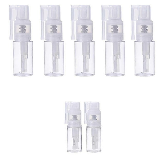 8 unidades de pulverizadores de purpurina para manualidades, botellas vacías para pulverizar purpurina, 6 botellas de 35 ml y 2 botellas de 14 ml, multi-pulverizador.