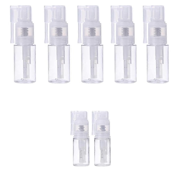8 unidades de pulverizadores de purpurina para manualidades, botellas vacías para pulverizar purpurina, 6 botellas de 35 ml y 2 botellas de 14 ml, multi-pulverizador.