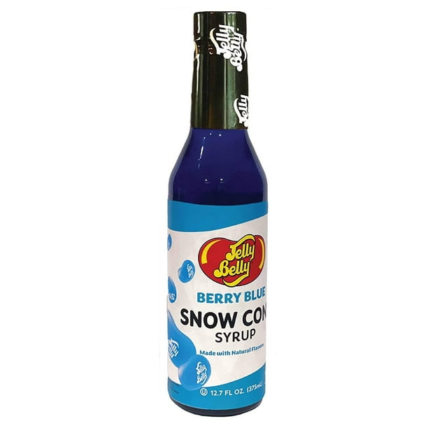 Jelly Belly Snow Cone Syrup Slushie, Berry Blue, 12.7 fl oz.