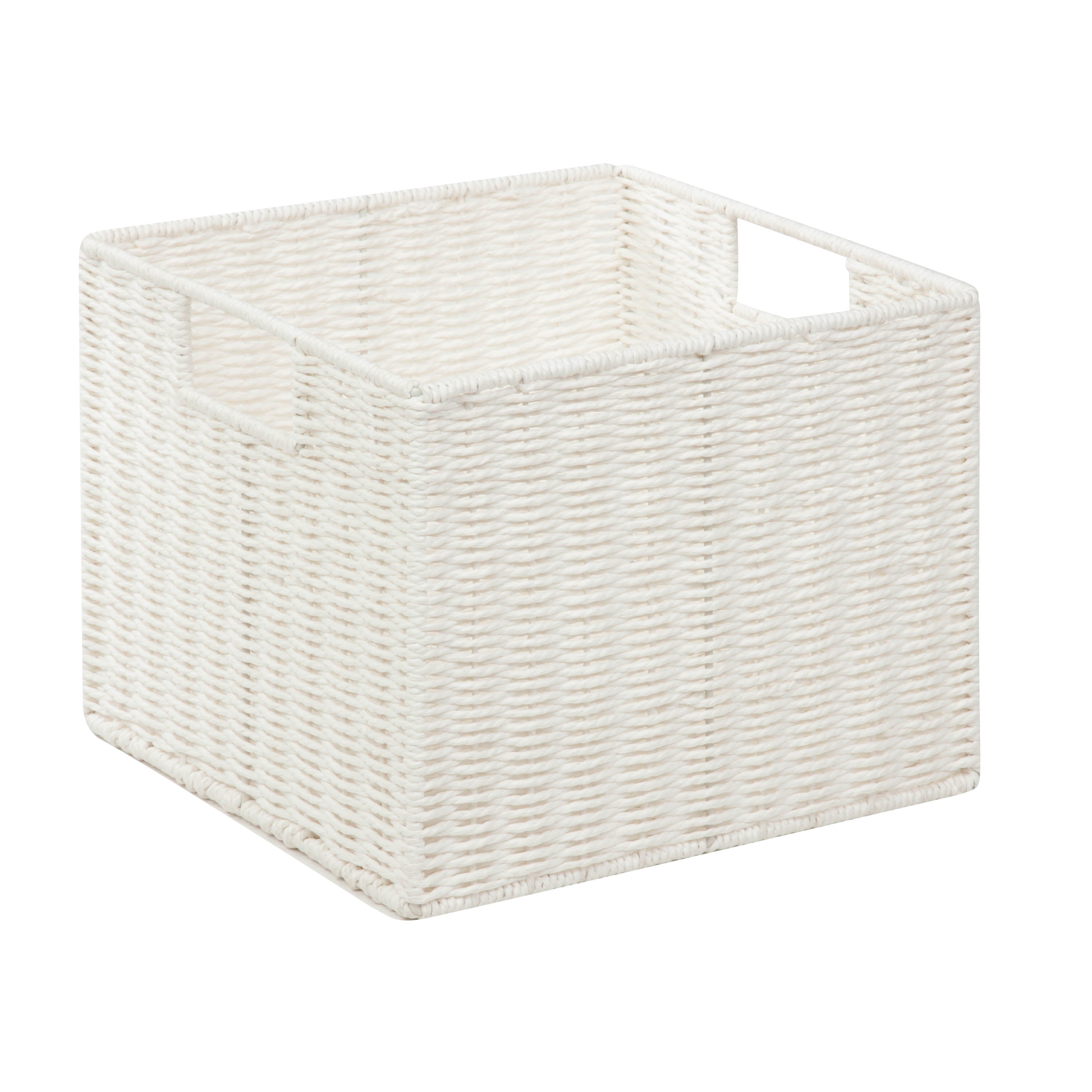 whitmor woven strap shelf tote