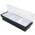 thumbnail image 4 of Spice Box Serving Set, Transparent Cover Portable Seasoning Rack Spice Pots, With Side Handles For Bars, Restaurants Coffee Shops, Hotels, 4 of 8