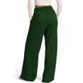thumbnail image 4 of Women's Wide Leg Sweatpants - Super Soft Drawstring High Waisted Sweat Pants Baggy Athletic Joggers with Pockets, 4 of 6