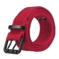 thumbnail image 1 of Minnieouse Cinturón de cintura Accesorio de moda ajustable informal Transpirable con hebilla de metal Correa de negocios al aire libre unisex para Cinturones Rojo Minnieouse AP012283-01, 1 of 6