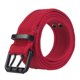 thumbnail image 1 of Qarigey Cinturón de cintura Accesorio de moda ajustable informal Transpirable con hebilla de metal Correa de negocios al aire libre unisex para Cinturones Rojo Qarigey AP012283-01, 1 of 6