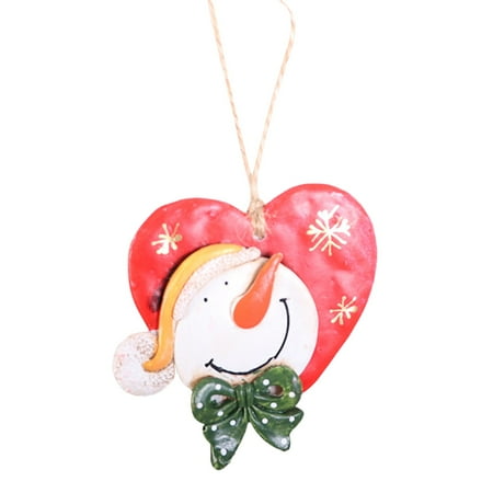 

Veki Santa s Star Heart Shaped Cane Decorative Christmas Tree Pendant Hanging Crystals Solar Powe