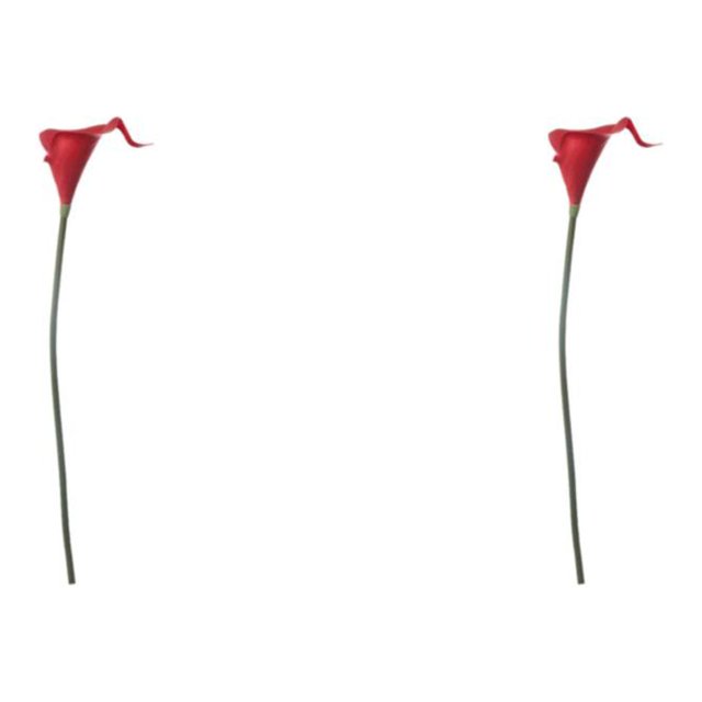 Wosthever Calla simulada de PU: elija varios colores y estilos para una hermosa decoración de boda Elija varios colores Big Red Gran rojo 2Conjunto