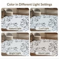 thumbnail image 7 of ODIKA 4'x6' Washable Area Rug Alfombras Balanced Symmetry Rectangular Frame Scattered Para for Bedroom, Reading Nook, Pet Friendly & Non-Shedding, 7 of 7