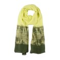 thumbnail image 1 of INSPIRE CHIC Women's Long Chiffon Lightweight Gradient Color Scarf Yellow, 1 of 6