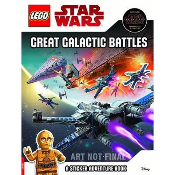 Pre-Owned Great Galactic Battles: A Sticker Adventure Book (LEGO: Star Wars)