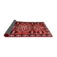 thumbnail image 2 of Ahgly Company Indoor Square Abstract Red Modern Area Rugs, 3' Square, 2 of 4