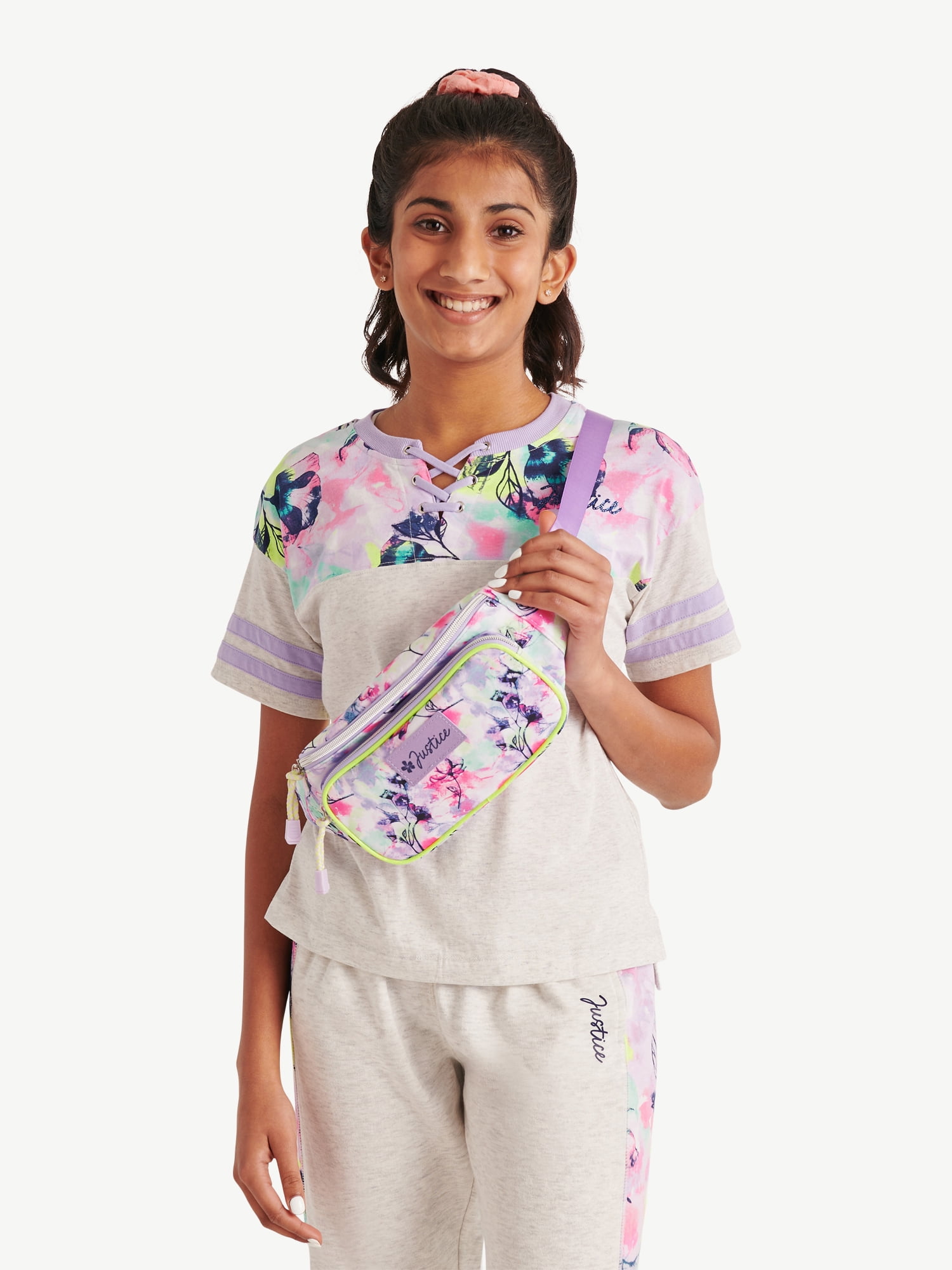 Justice Girls Print Fanny Pack