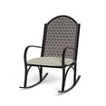 thumbnail image 2 of Tortuga Outdoor Garden Oiled Copper Metal Rocking Chair with Cushion, 2 of 5