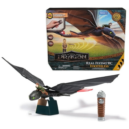 Dreamworks Dragons, How to Train Your Dragon, Remote Control Flying Toothless Toy
