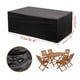thumbnail image 1 of Tela Oxford 210D para jardín al aire libre, cubierta impermeable a prueba de polvo, cubierta para muebles de mesa de jardín, punto negro, 1 of 6