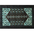 thumbnail image 1 of Ahgly Company Indoor Rectangle Persian Light Blue Traditional Area Rugs, 7' x 10', 1 of 4
