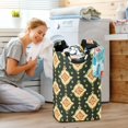 thumbnail image 6 of Colorful Beautiful Flowers Laundry Basket with Handles 50L Collapsible Laundry Hamper for Bathroom Bedroom Laundry Room, 6 of 7