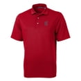 thumbnail image 2 of Men's Cutter & Buck  Red Cleveland Guardians Big & Tall Virtue Eco Pique Recycled Polo, 2 of 3