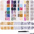 thumbnail image 1 of Juego de purpurina para uñas, gemas de espalda plana, decoraciones de diamantes de imitaci MABOTO Estras, 1 of 6