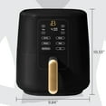 thumbnail image 6 of Beautiful 3 Qt Air Fryer with TurboCrisp Technology, Black Sesame by Drew Barrymore, 6 of 14