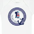 thumbnail image 4 of Inktastic 1 Years Old Nautical Anchor Boy Birthday Boys Baby Bodysuit, 4 of 5
