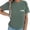 Green, variant on Gyujnb Round Neck Floral Print Nursing Top Chest Pocket Short Sleeve Loose Soft Casual Maternity Breastfeeding T-Shirt,S