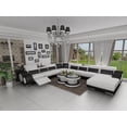 thumbnail image 3 of Sofá seccional de cuero moderno en forma de U, juego de 7 piezas, muebles para sala de estar, fabricantes de sofás de terciopelo para el hogar, 3 of 4