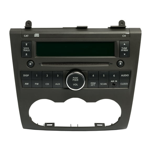 Restored Nissan 2010-2012 Altima AM FM CD Radio w Aux Input 28185ZX11B Face Code PY08G (Refurbished)