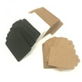 thumbnail image 4 of Langgg 100pcs Label Kraft Paper Blank Hang Tags Christmas Wedding Party Favor Notes Solid Gift Card, 4 of 8