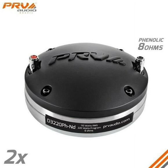 PRV Audio D3220PHND 2 in. Pro Pilote de Compression Phénolique au Néodyme Audio