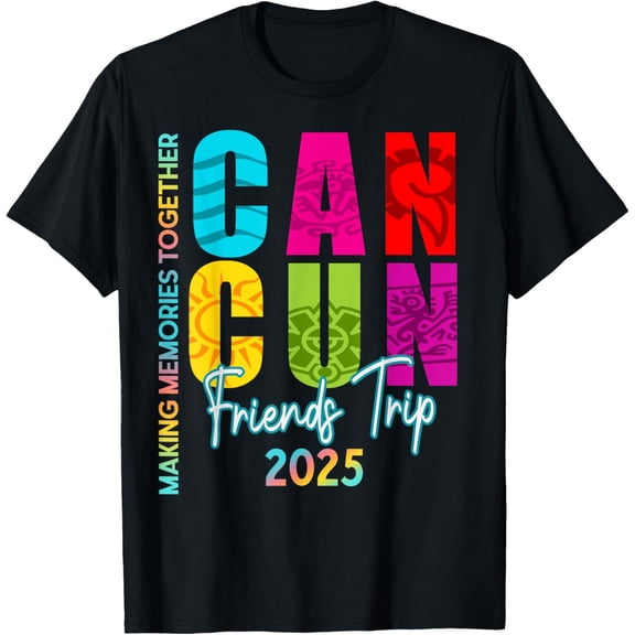 Cancun 2025 Birthday Vacay Group T-Shirt
