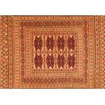 thumbnail image 1 of Ahgly Company Indoor Rectangle Southwestern Orange Country Area Rugs, 8' x 12', 1 of 1