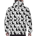 thumbnail image 7 of Sikiie Yin Yang Men's Hoodie, Essentials Hoodie, Sweatshirt, Pullover Hooded Sweatshirt for Men-Large, 7 of 7