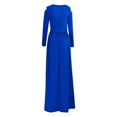 thumbnail image 5 of Japceit Robe Mode Femme Col Large Manches Longues Robe Basique Amincissante, 5 of 5