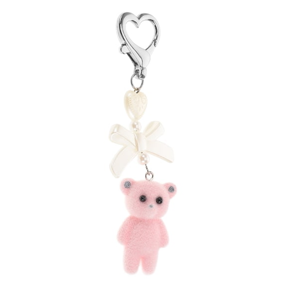 SEWCHICS Resin Bear Keychain Pendant Cute Design 1Pcs 3.94X1.26X0.67In