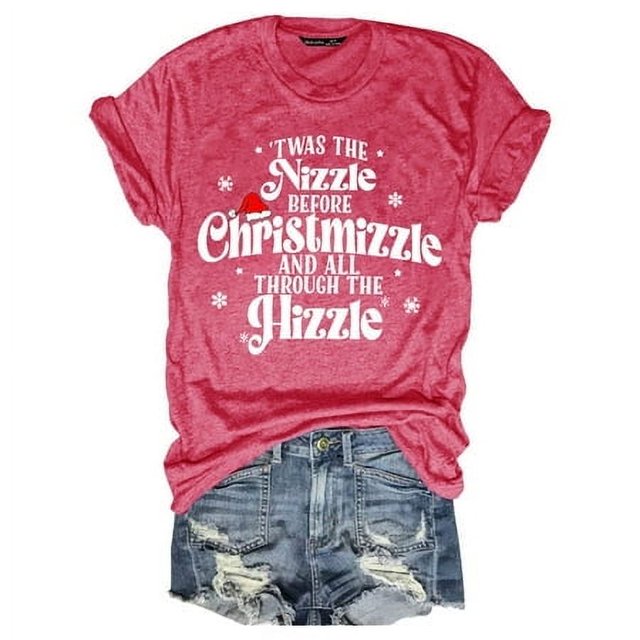 LUOGENLI T-shirts pour Femmes T-shirts Décontractés Col Rond Imprimé Lettre Manches Courtes T-shirts Graphiques pour la Saint-Patrick T-shirts Graphiques Pêche Pâques L