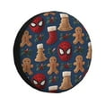thumbnail image 1 of Cute Cartoon Spider Man Spare Tire Cover Wheel Protectors For Trailer Rv Suv Truck Camper Travel Fits For Tire Diameter 14 Inch, 1 of 7